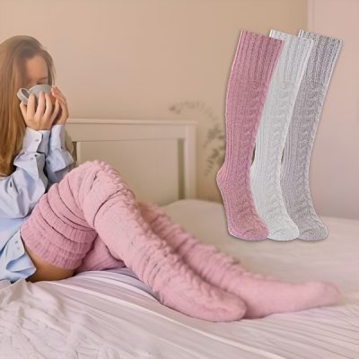 Άνετες κάλτσες πάνω από το γόνατα | SOCKLET