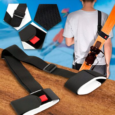 Ρυθμιζόμενος ιμάντας ώμου μεταφοράς πέδιλων σκι | SKITREK