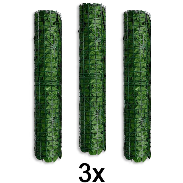 3x Πάνελ ιδιωτικότητας με τεχνητά φύλλα | LEAFPANEL