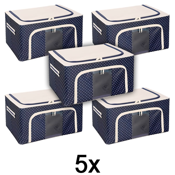 5x Κουτί αποθήκευσης ντουλάπας | STACKBOX