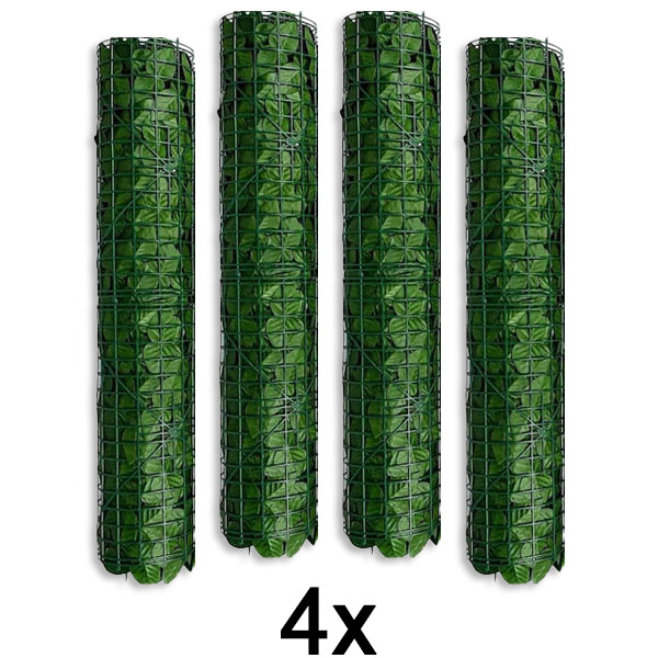 4x Πάνελ ιδιωτικότητας με τεχνητά φύλλα | LEAFPANEL