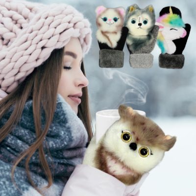 Γάντια με ζωάκια MITTENPET